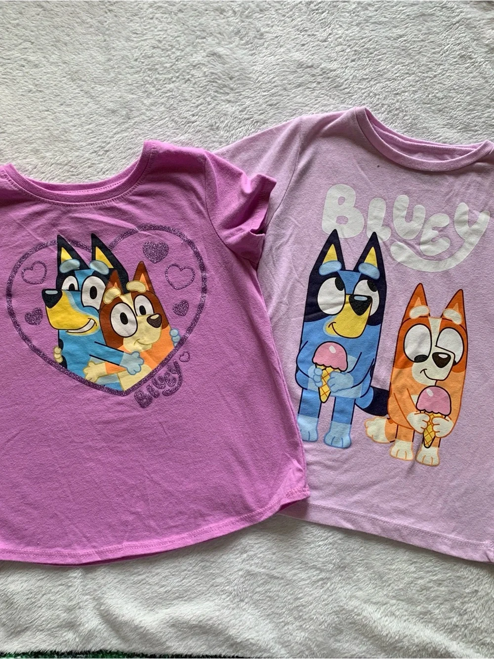 Carter's Pink Bluey & Bingo Ice Cream Graphic Tee